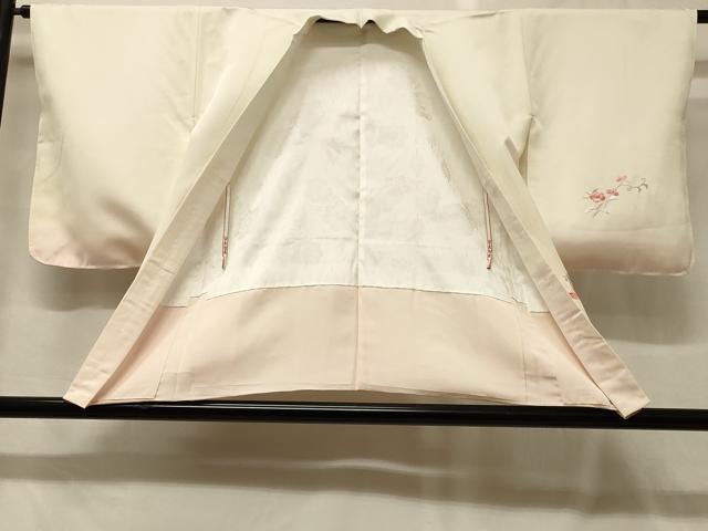 平和屋着物#羽織 総刺繍 花鳥文 暈し染め 金銀糸 正絹 逸品 CABG8196in
