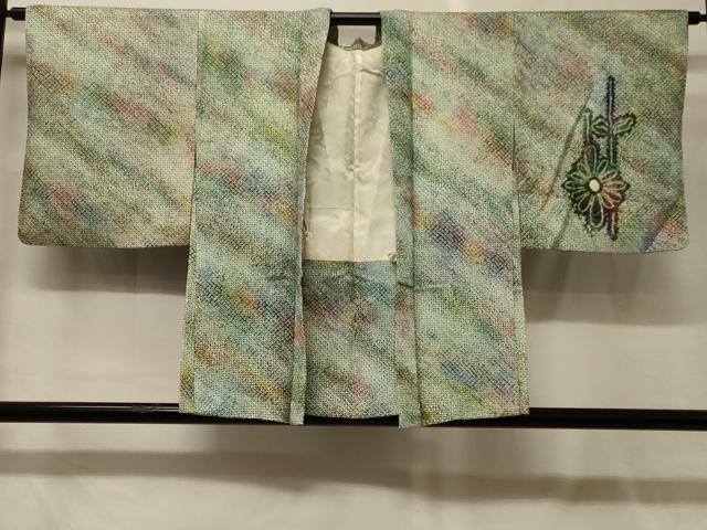 平和屋着物#羽織 総絞り 枝花文 正絹 逸品 CABG8202in
