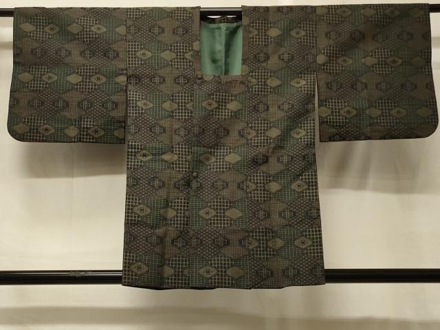 平和屋着物#道行コート 単衣 吉祥文 正絹 逸品 CABG8229in