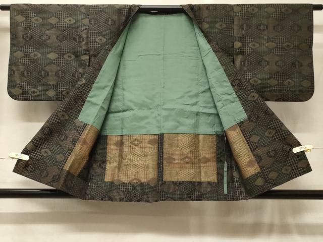 平和屋着物#道行コート 単衣 吉祥文 正絹 逸品 CABG8229in