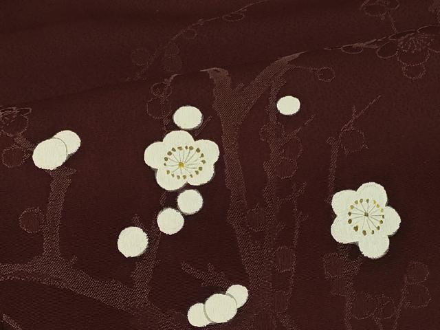 平和屋着物#羽織 枝梅文 金彩 正絹 逸品 CABG8246in