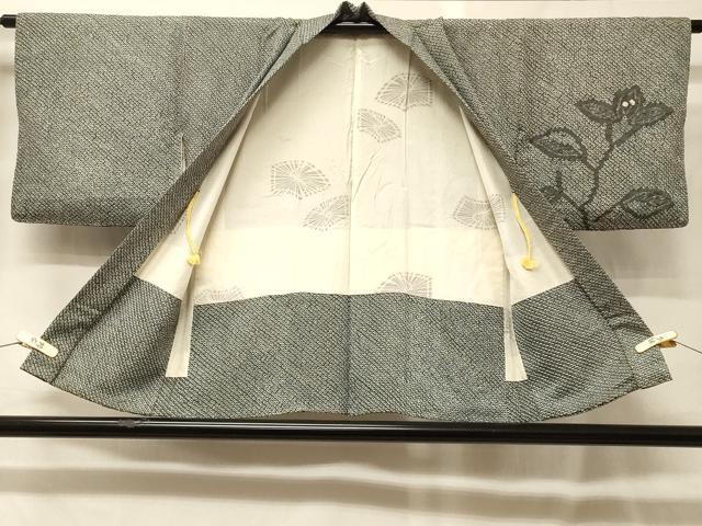 平和屋着物#羽織 総絞り 枝花文 正絹 逸品 CABG8250in