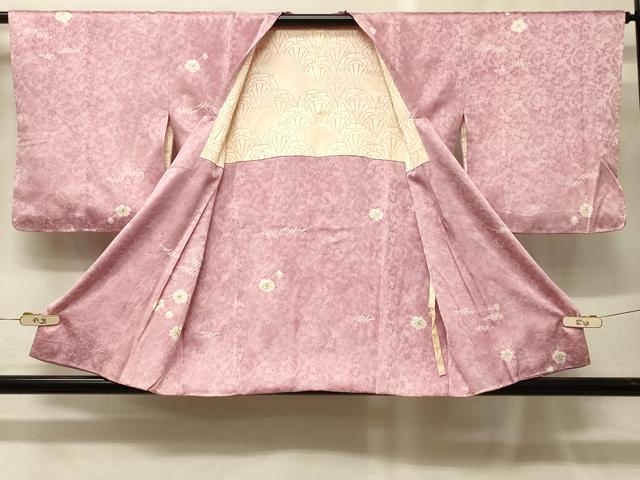 平和屋着物#道行コート 絞り 舞花文 金彩 正絹 逸品 未使用 CABG8254in
