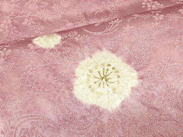平和屋着物#道行コート 絞り 舞花文 金彩 正絹 逸品 未使用 CABG8254in