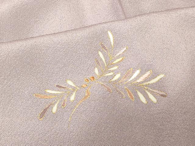 平和屋着物#道行コート 刺繍 南天文 金彩 正絹 逸品 未使用 CABG8277in