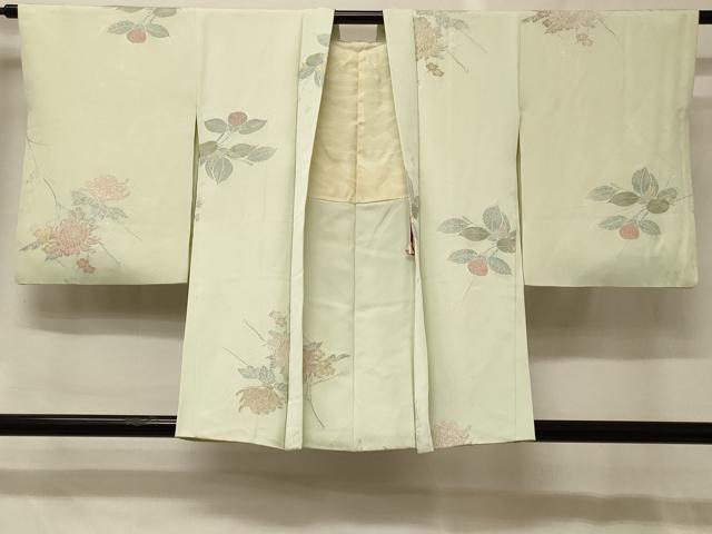 平和屋着物#羽織 寿光織 草花文 金銀糸 正絹 逸品 CABG8293in