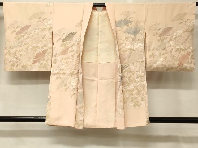 平和屋着物#羽織 寿光織 枝菊文 金銀糸 正絹 逸品 CABG8295in