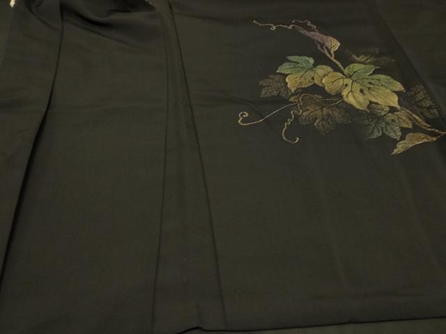 平和屋着物#羽織 寿光織 蔦の葉文 金銀糸 正絹 逸品 CABG8327in