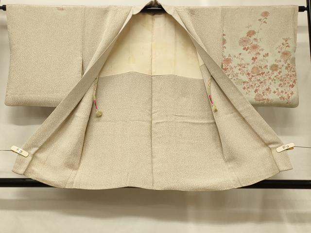 平和屋着物#羽織 寿光織 枝花文 金銀糸 正絹 逸品 CABG8336in