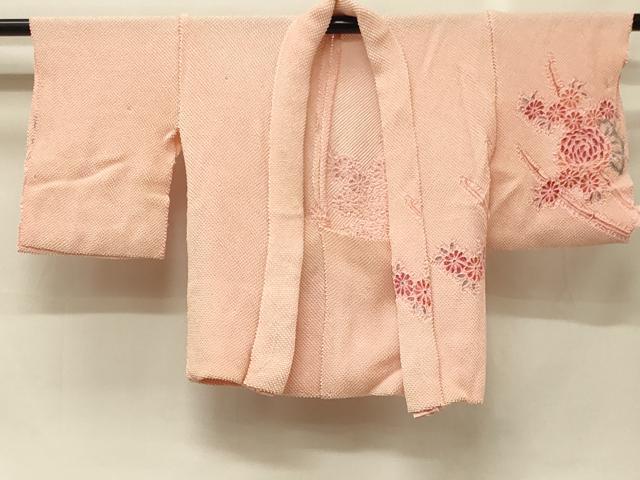 平和屋着物#羽織 仮絵羽 総絞り 草花文 正絹 逸品 未使用 CABG8337in