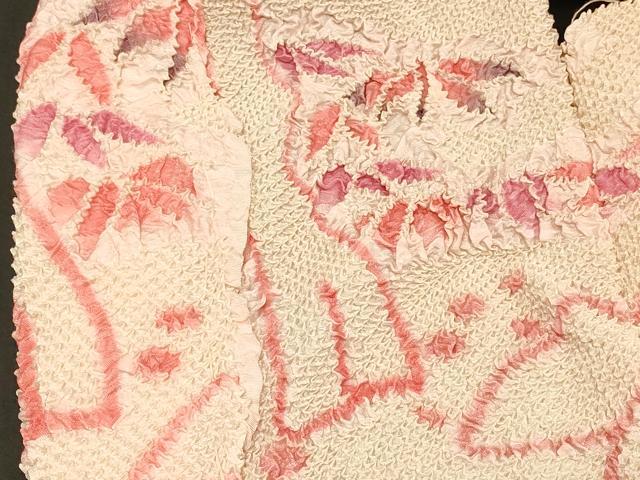 平和屋着物#羽織 仮絵羽 総絞り 松笹文 正絹 逸品 未使用 CABG8338in