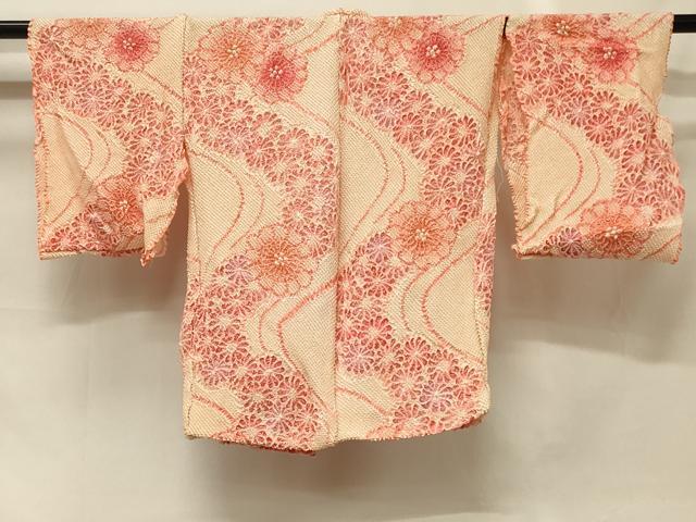 平和屋着物#羽織 仮絵羽 総絞り 湯のし前 流水菊づくし 正絹 逸品 未使用 CABG8339in