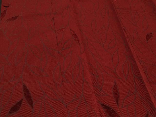 平和屋着物#道行コート 輪奈ビロード 枝葉文 正絹 逸品 CABG8342in