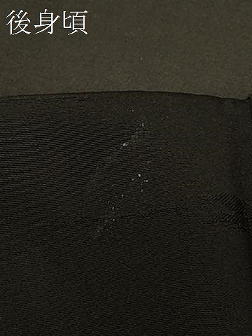 平和屋着物#羽織 寿光織 霞文 黒地 金糸 正絹 逸品 CABG8349in