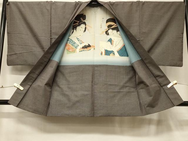 平和屋着物#男性 本場大島紬 羽織 100亀甲 総詰め 正絹 逸品 CABG8352in