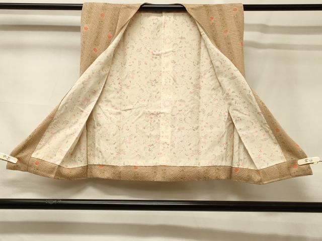 平和屋着物#袖無し 道行コート 草花間道 正絹 逸品 CABG8356in