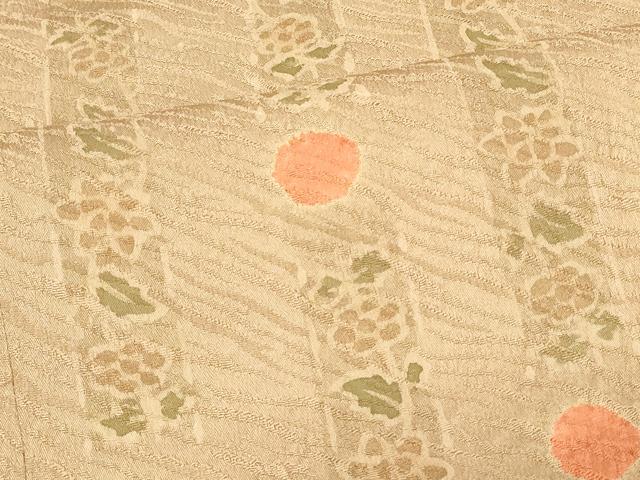 平和屋着物#袖無し 道行コート 草花間道 正絹 逸品 CABG8356in