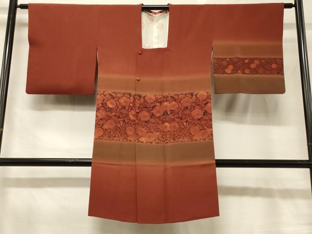 平和屋着物#道行コート 辻が花 暈し染め ロング丈 正絹 逸品 CABG8357in