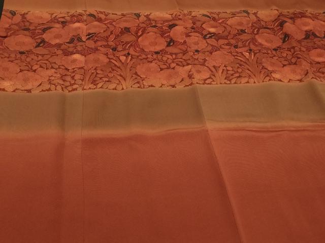 平和屋着物#道行コート 辻が花 暈し染め ロング丈 正絹 逸品 CABG8357in