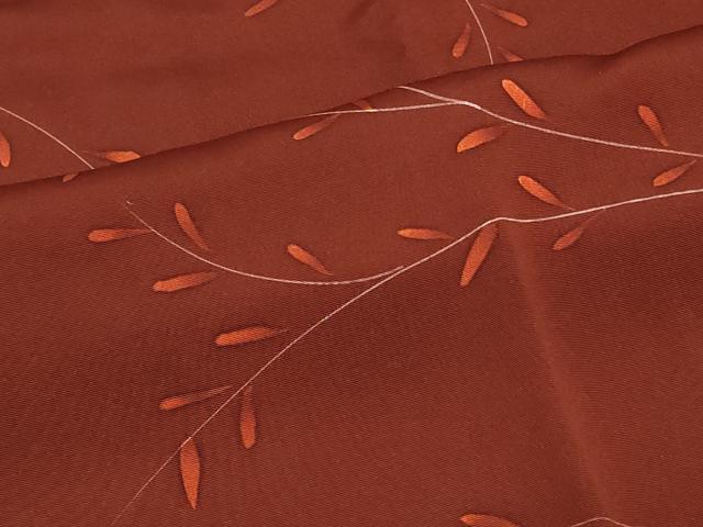 平和屋着物#道行コート 枝葉文 正絹 逸品 CABG8384in