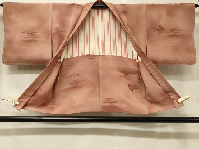 平和屋着物#羽織 地紋起こし 風景文 暈し染め 正絹 逸品 未使用 CABG8393in