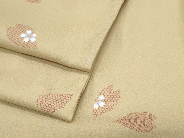平和屋着物●小紋 舞花びら 洗える着物 未使用 CABG8415th