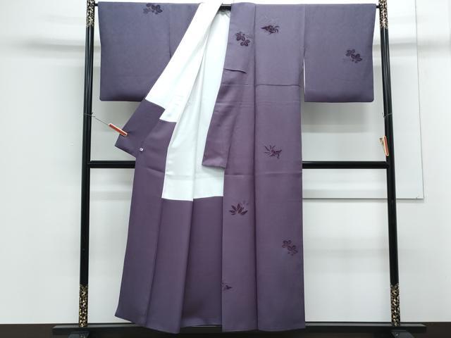 平和屋着物●上質な小紋 モール織 鳳凰花文 さが美扱い 正絹 逸品 CABG8458th