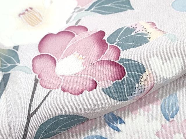 平和屋着物●訪問着 友禅 坂k者 枝花文 暈し染め 正絹 逸品 CABG8465th