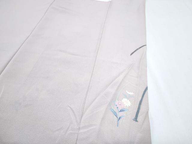 平和屋着物●訪問着 友禅 坂k者 枝花文 暈し染め 正絹 逸品 CABG8465th