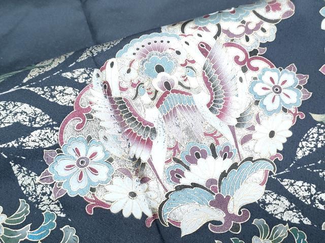 平和屋着物●訪問着 正倉院鳳凰花文 暈し染め 金彩 正絹 逸品 CABG8470th
