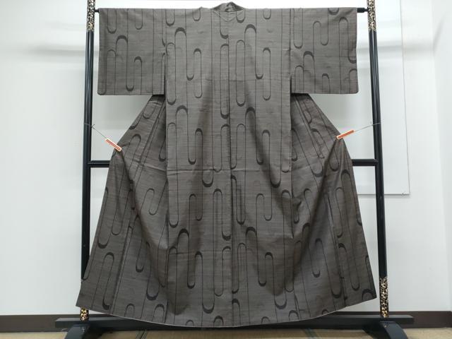 平和屋着物●本場大島紬 吉祥文 正絹 逸品 CABG8503th