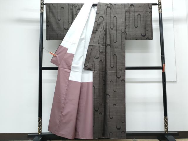 平和屋着物●本場大島紬 吉祥文 正絹 逸品 CABG8503th