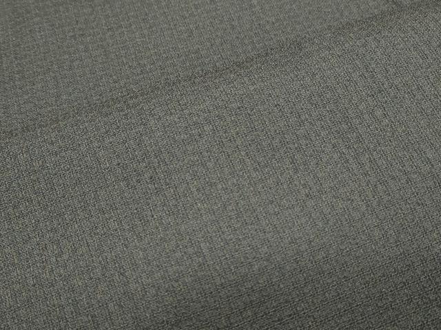 平和屋着物●男性 お召 色無地 正絹 憲法黒茶色 逸品 未使用 CABG8505th
