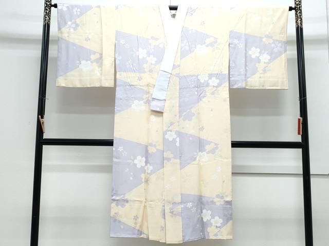 平和屋着物●長襦袢 無双仕立て 舞花文 正絹 逸品 CABG8522th