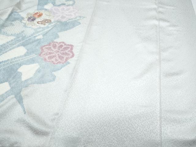 平和屋着物●創業460年・千總 訪問着 絞り 刺繍 草花文 金彩 高島屋扱い 正絹 逸品 CABG8535th