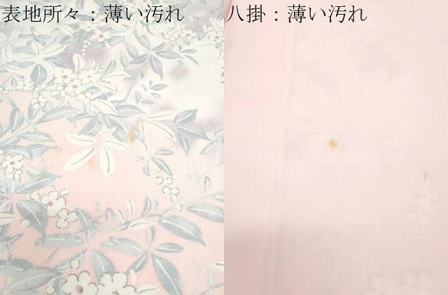 平和屋着物■訪問着 草花文 暈し染め 正絹 逸品 CABG8573th