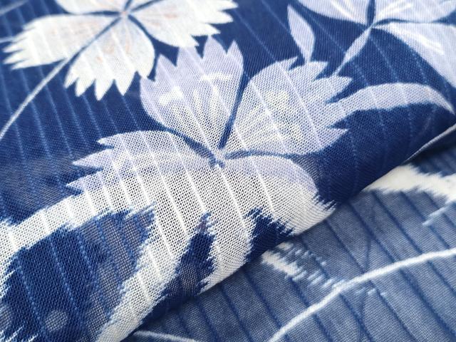 平和屋着物*夏物 小紋 紗 籬花文 正絹 逸品 CABG8579th