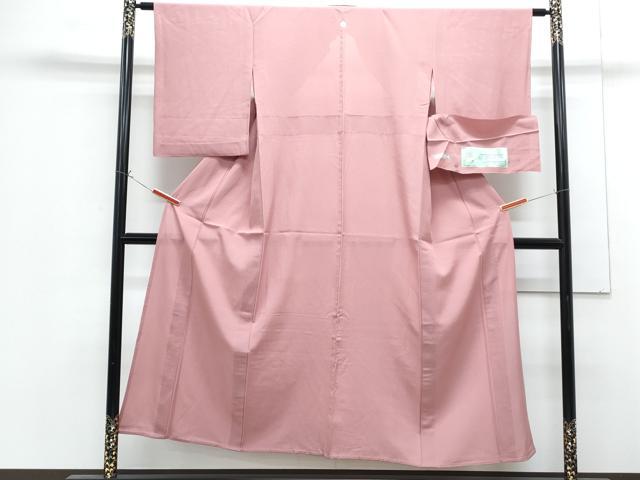 平和屋着物*夏物 色無地 絽 長春色 反端付き 正絹 逸品 CABG8580th