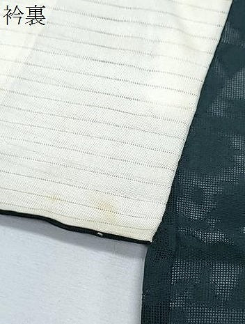 平和屋着物*夏物 色無地 草花紋紗 百入茶色 正絹 逸品 CABG8581th