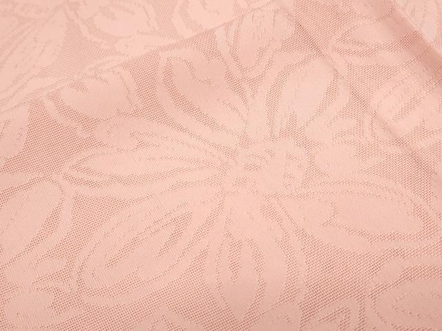平和屋着物*夏物 色無地 花紋紗 宍色 正絹 逸品 CABG8587th