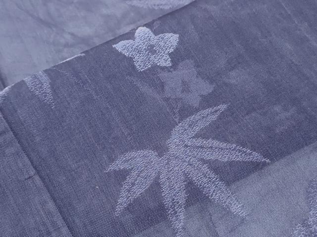 平和屋着物*夏物 小紋 紗 草花文 正絹 逸品 CABG8601th