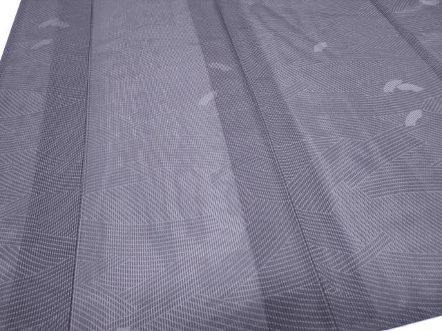 平和屋着物*夏物 小紋 縦絽 地紙文 正絹 逸品 CABG8603th