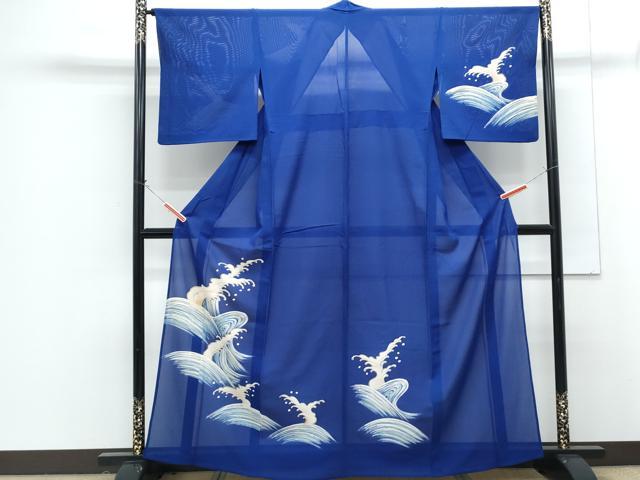 平和屋着物*夏物 訪問着 立波文 鈴乃屋扱い 正絹 逸品 CABG8604th