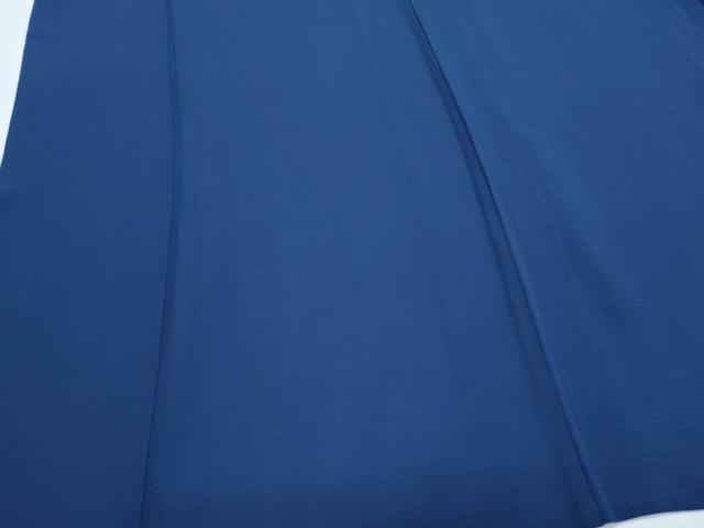 平和屋着物*夏物 色無地 絽 濃藍色 正絹 逸品 CABG8609th
