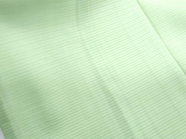 平和屋着物*夏物 色無地 絽 若葉色 正絹 逸品 CABG8613th