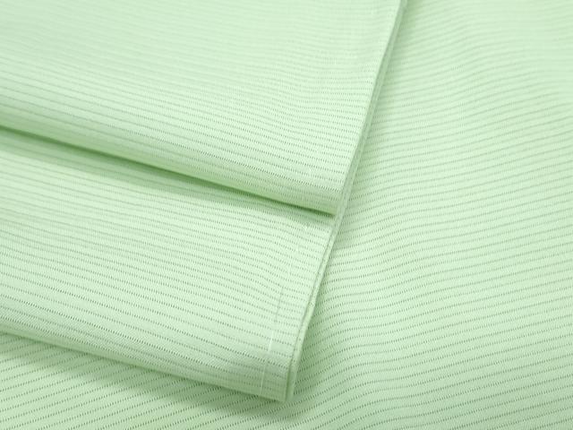 平和屋着物*夏物 色無地 絽 若葉色 正絹 逸品 CABG8613th