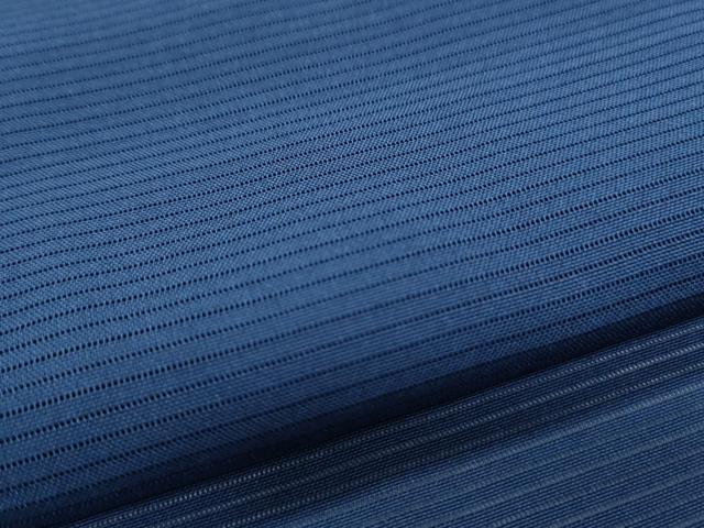 平和屋着物*夏物 色無地 絽 濃藍色 正絹 逸品 CABG8617th