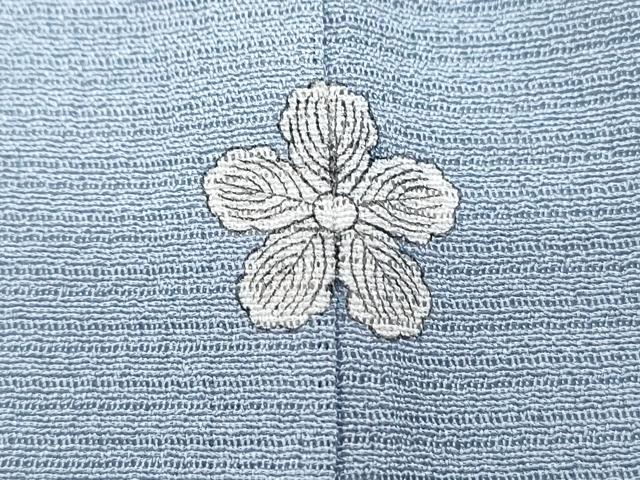 平和屋着物*夏物 色無地 絽縮緬 秘色色 正絹 逸品 CABG8618th