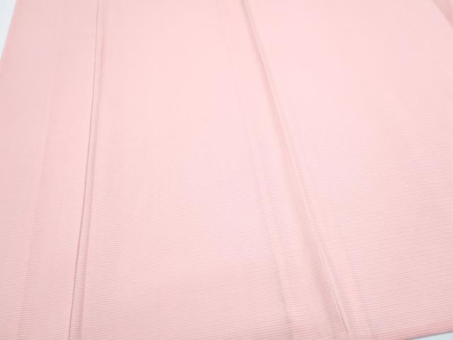 平和屋着物*夏物 色無地 絽 珊瑚色 正絹 逸品 CABG8624th