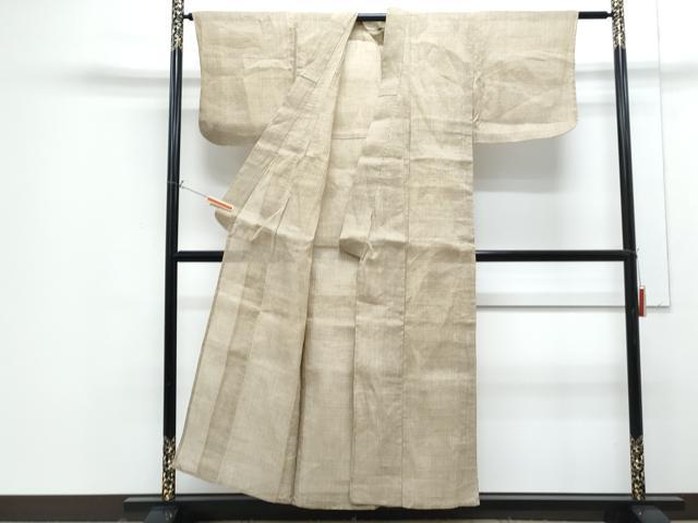 平和屋着物*夏物 小千谷ちぢみ 吉祥文 麻 逸品 CABG8629th